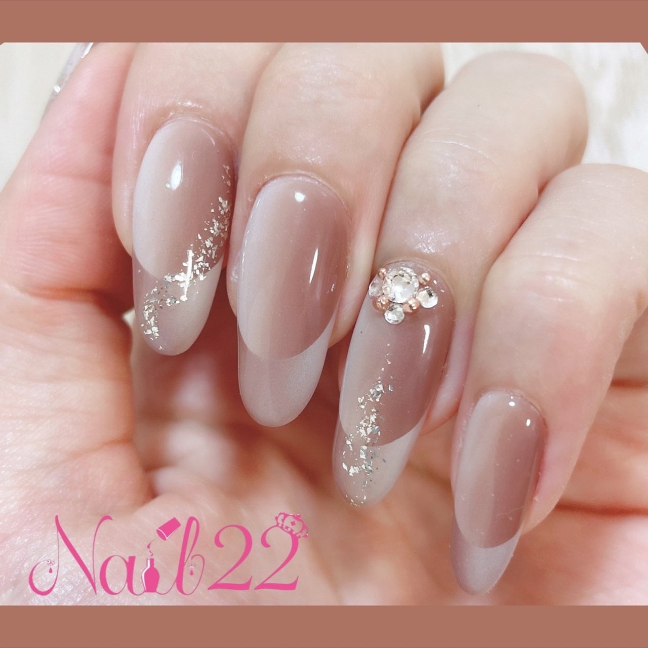 オールシーズン/ハンド/ブラウン/ジェルネイル - Nail22のネイル