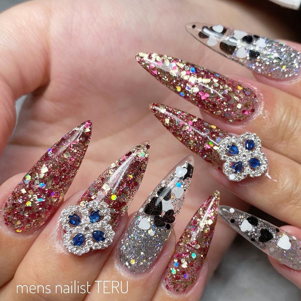 夏 秋 冬 オールシーズン ハンド 大阪北堀江nail Salon Eternalメンズネイリストteruのネイルデザイン No ネイルブック