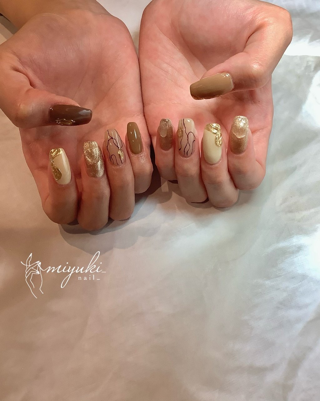 春 秋 冬 旅行 ハンド Miyuki Nail のネイルデザイン No ネイルブック