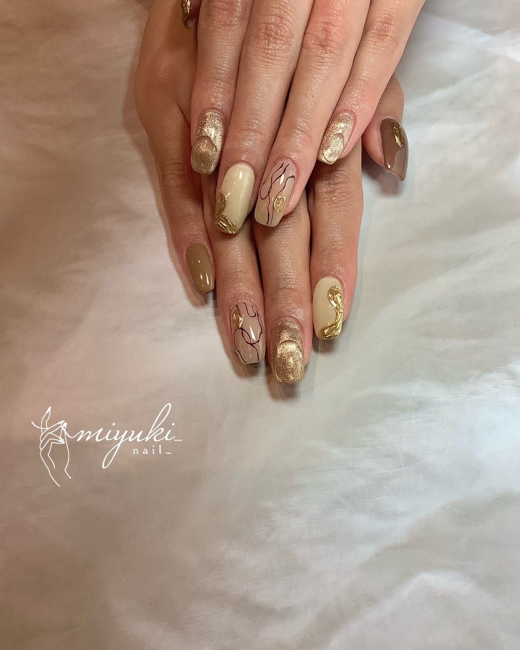 春 秋 冬 旅行 ハンド Miyuki Nail のネイルデザイン No ネイルブック