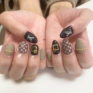 LOUIS VUITTON ネイルセット ネイルイヴィトン♡ | KEEP ON DANCING