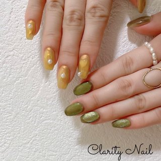 アートし放題💅✨ 
#ジェルネイル#ネイル#nail#シンプル#持ち込みアート#天王寺#阿倍野#プライベートサロン#ネイルサロン#秋冬ネイル#秋ネイル#冬ネイル#水彩アート#アートし放題#定額デザイン#シンプル#ニュアンス#ニュアンスネイル#ちゅるんネイル#オフィスネイル#フィルイン一層残し#フィルイン#フットネイル#foot#hand#spring#summer#autumn#winter#privatesalon #秋 #冬 #オールシーズン #ハンド #パール #ニュアンス #マグネット #イエロー #グリーン #ジェルネイル #セルフネイル #Clarity Nail #ネイルブック