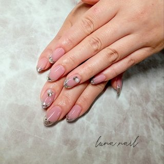 くすみピンクのネイルデザイン ネイルブック