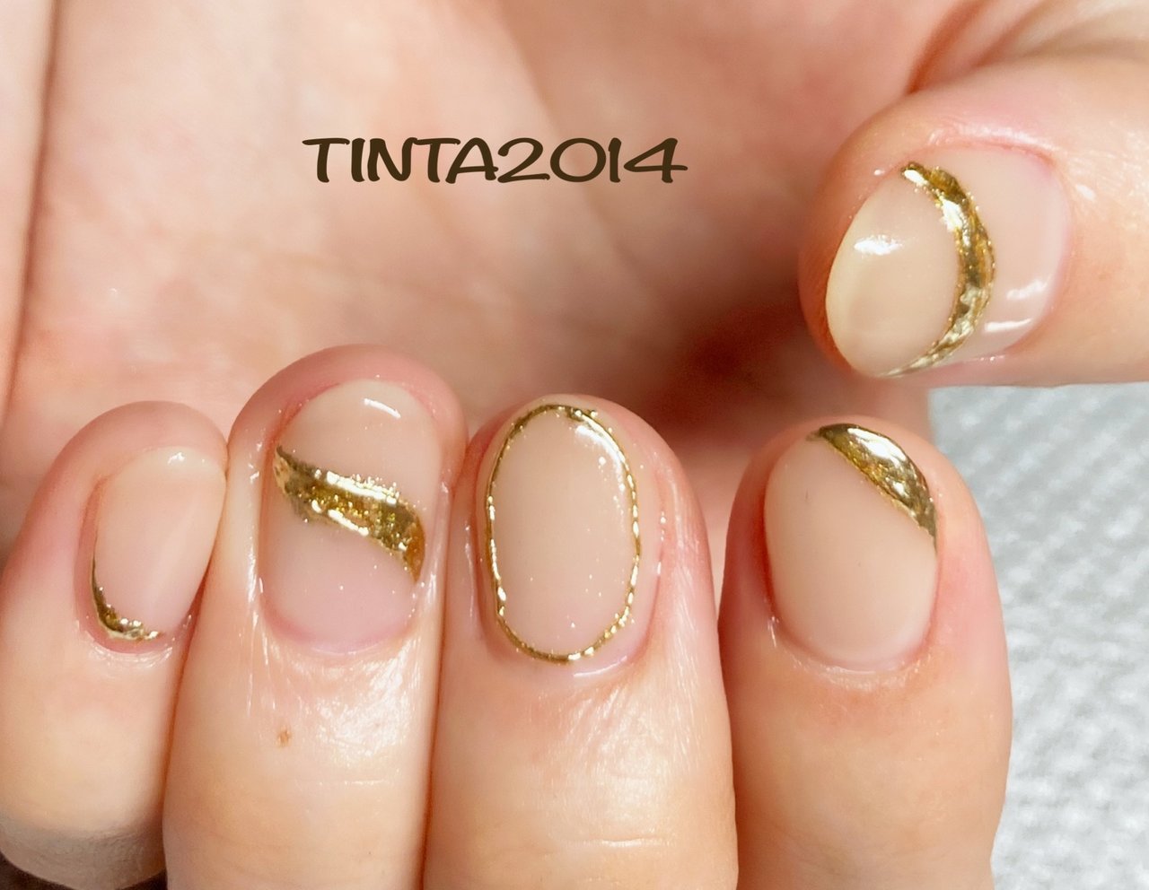 オールシーズン オフィス ハンド ワンカラー ミラー Nail Tinta14のネイルデザイン No ネイルブック