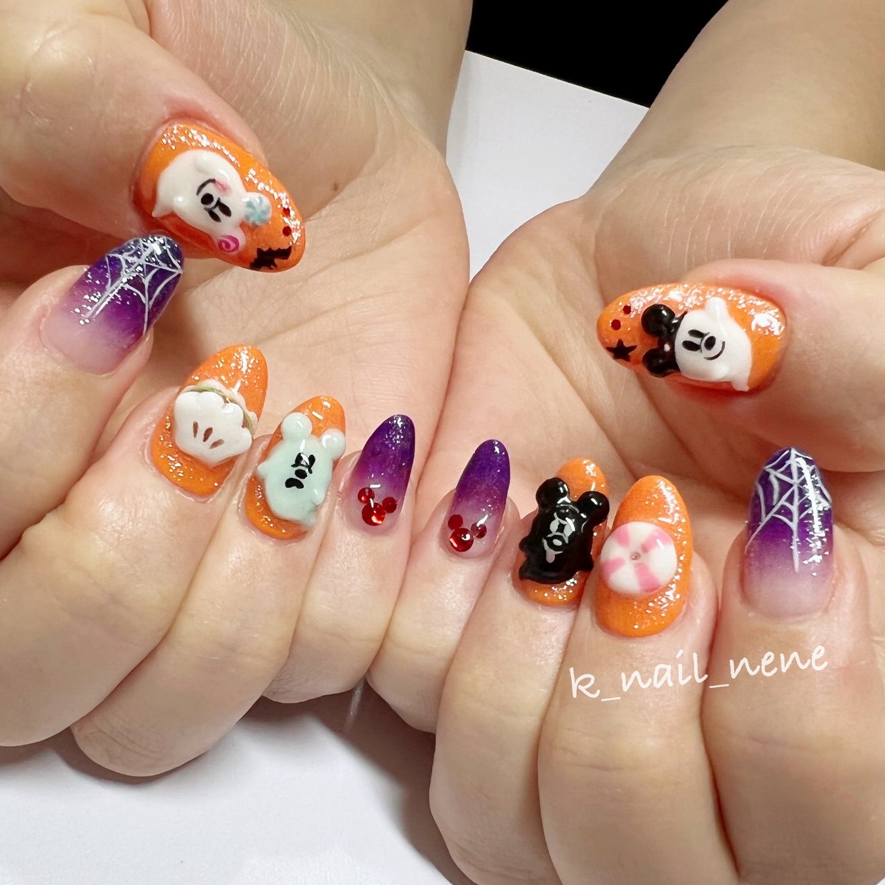 ハロウィン 3dパーツ ネイル ディズニー ディズニー ハロウィン 3dパーツ ネイル ミッキー｜Yahoo!フリマ（旧
