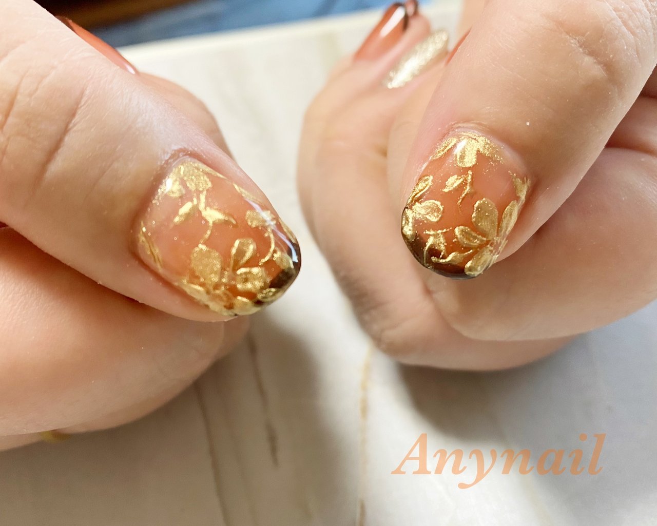 秋 冬 お正月 ハンド ラメ Any Nail Kitaayaseのネイルデザイン No ネイルブック