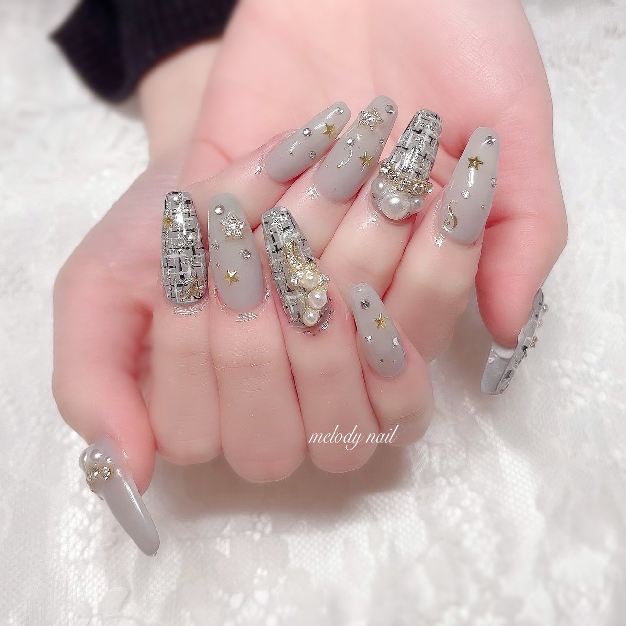 冬 オールシーズン オフィス ブライダル ハンド 𝐦𝐞𝐥𝐨𝐝𝐲 Nail 仙台のネイルデザイン No ネイルブック