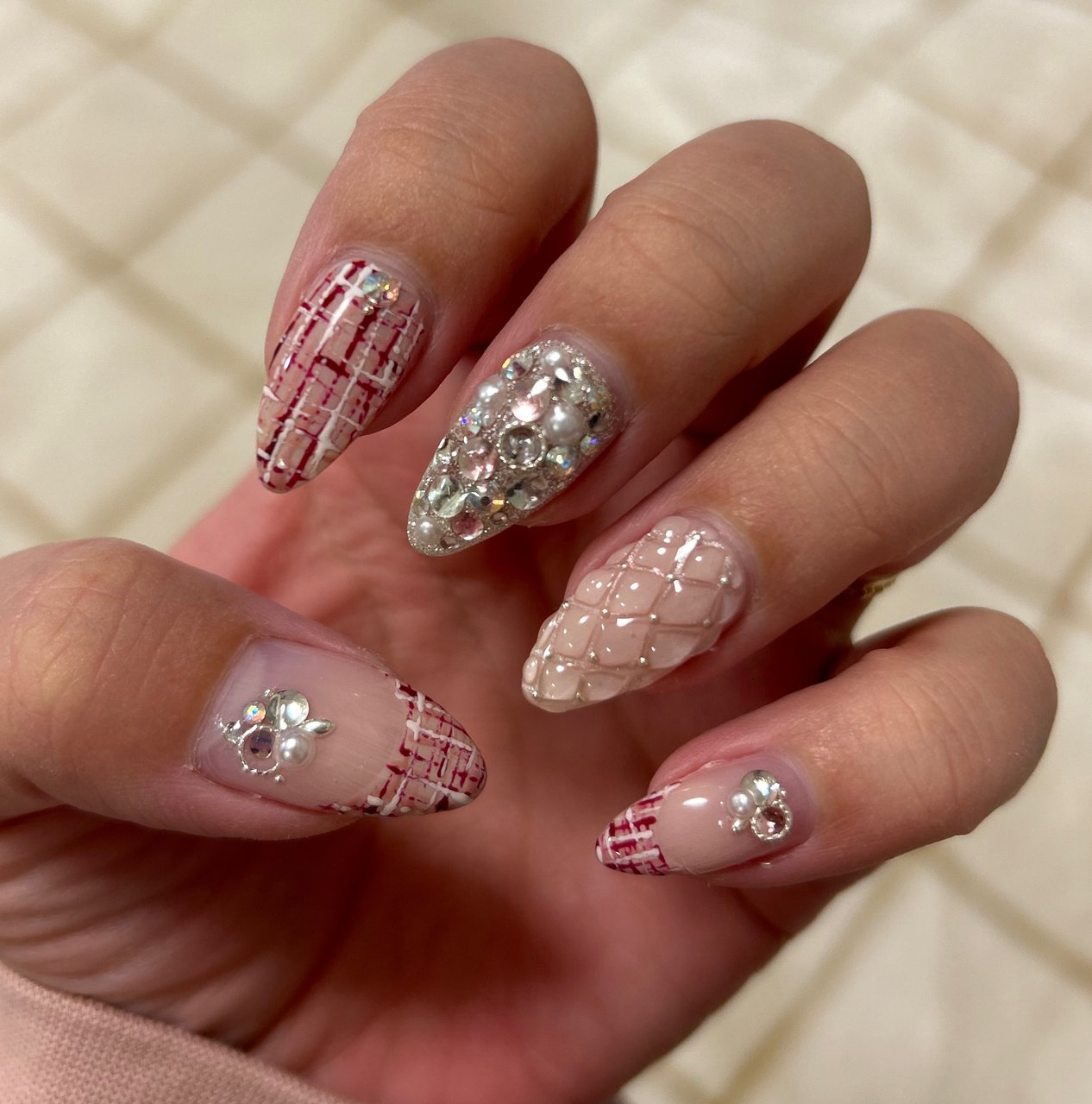 秋/冬/オールシーズン/ハンド/フレンチ - CHR..♡のネイルデザイン[No