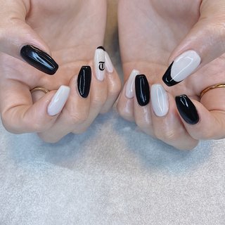 おすすめ順 白黒ネイルのネイルデザイン ネイルブック