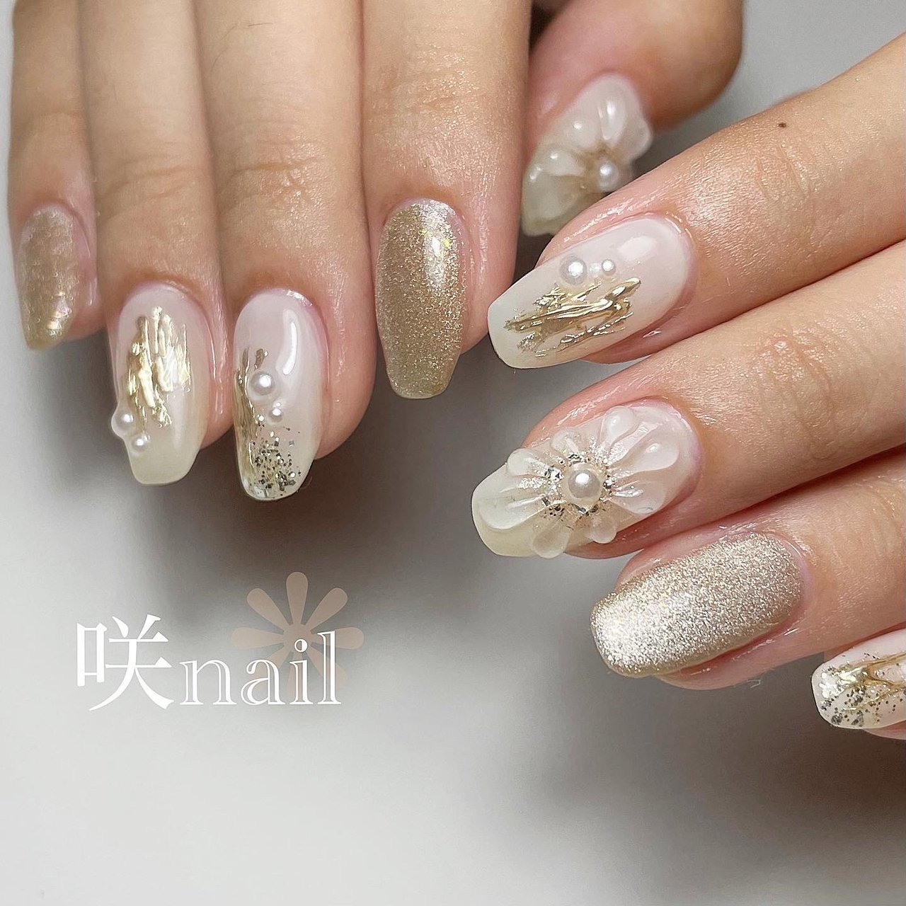 冬/成人式/卒業式/パーティー/ハンド - 咲nail 【サキネイル】のネイルデザイン[No.7679871]｜ネイルブック