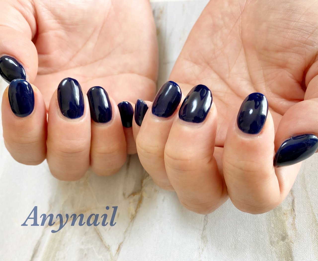 秋 冬 オールシーズン ハンド ワンカラー Any Nail Kitaayaseのネイルデザイン No ネイルブック