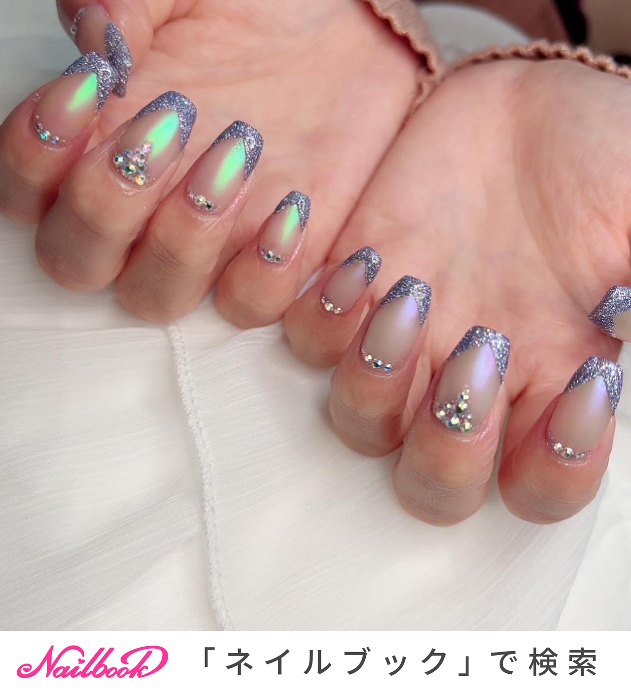 店内全品ﾎﾟｲﾝﾄ2倍!! FROM THE NAIL「glass Beach」フラッシュネイル