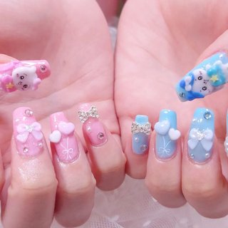 おすすめ順｜リボン/#まじかるちいかわのネイルデザイン｜ネイルブック 