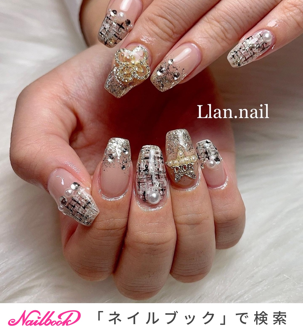 人気順｜#DIORネイルのネイルデザイン(3ページ目)｜ネイルブック