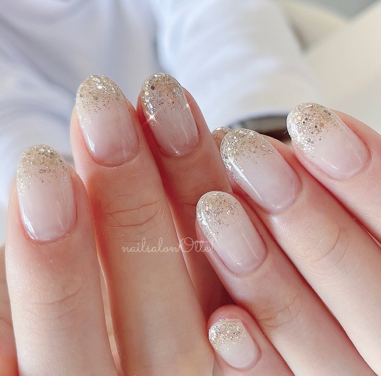 シンプル/ラメ/ワンカラー/キラキラ/シアー - nailsalonOtte!の