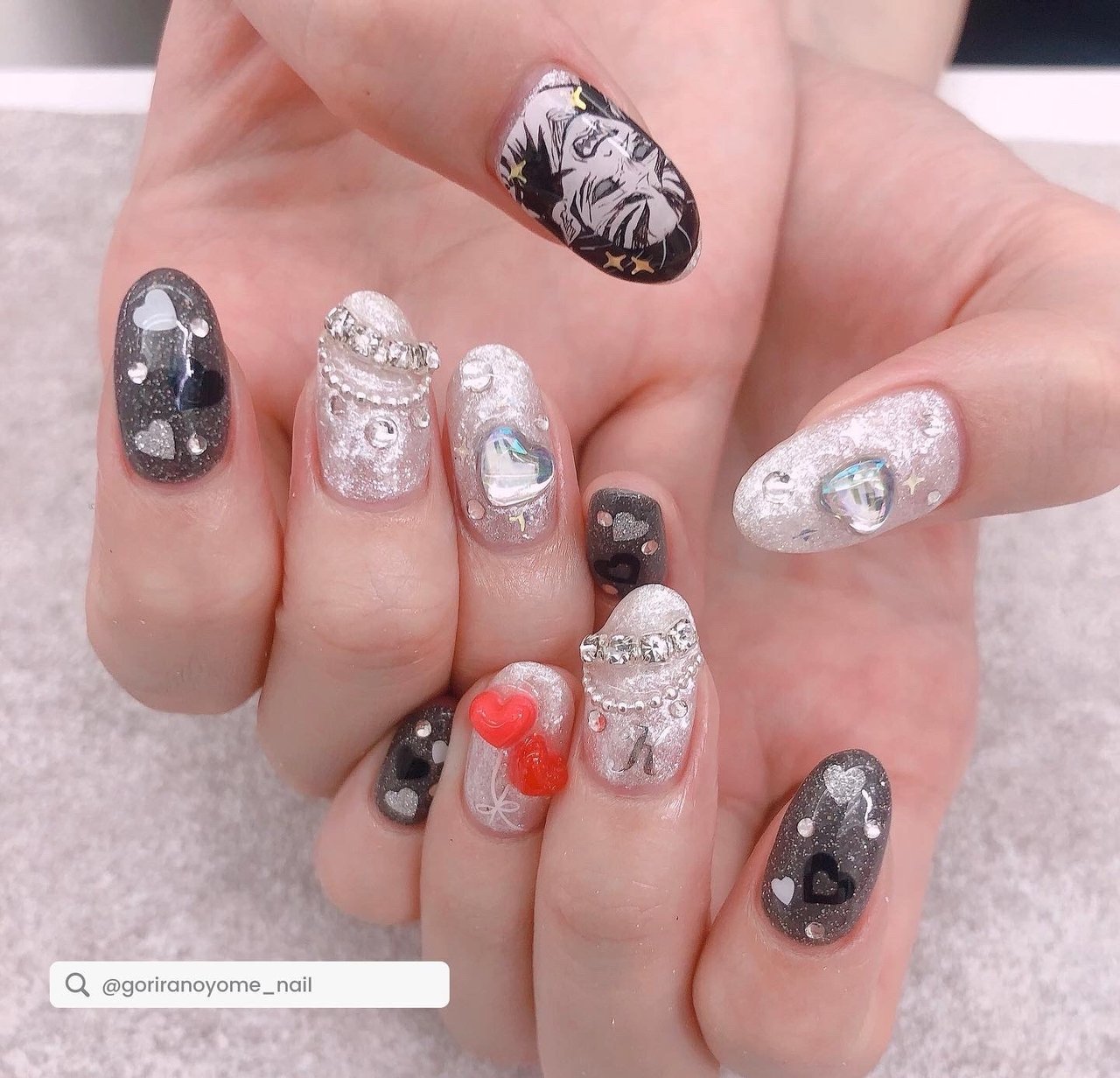 痛ネイル/ジェルネイル - NAILSALON 710-ﾅﾅｲﾁｾﾞﾛ-のネイルデザイン[No
