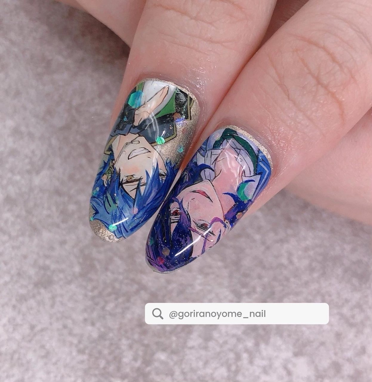 痛ネイル/ジェルネイル - NAILSALON 710-ﾅﾅｲﾁｾﾞﾛ-のネイルデザイン[No