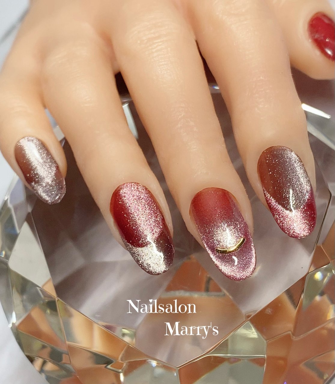 冬/オールシーズン/バレンタイン/オフィス/ハンド - Nailsalon Marry's