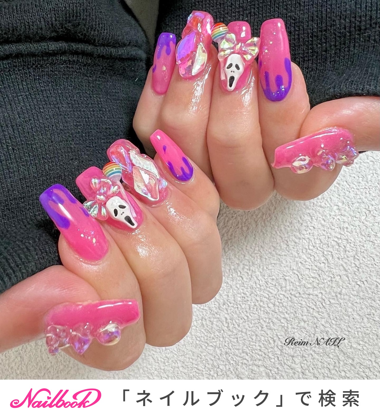 クリアパーツのネイルデザイン(17ページ目)｜ネイルブック