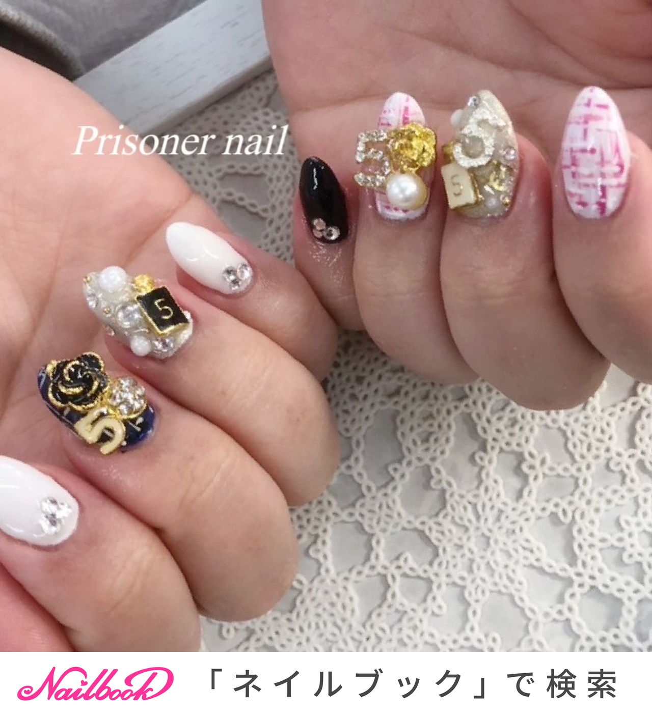 おすすめ順｜ピンク/シャネルネイルのネイルデザイン(3ページ目