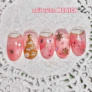 タイダイ ピンクのネイルデザイン ネイルブック