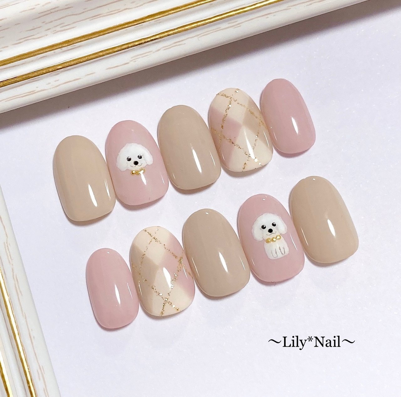 ネイルチップデザイン イラストオーダー 秋/冬/デート/女子会/ハンド