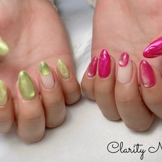 アートし放題持ち込みデザイン💅✨ 
#ジェルネイル#ネイル#nail#シンプル#持ち込みアート#天王寺#阿倍野#プライベートサロン#ネイルサロン#秋冬ネイル#秋ネイル#冬ネイル#水彩アート#アートし放題#定額デザイン#シンプル#ニュアンス#ニュアンスネイル#ちゅるんネイル#オフィスネイル#フィルイン一層残し#フィルイン#フットネイル#foot#hand#spring#summer#autumn#winter#privatesalon #秋 #冬 #オールシーズン #ハンド #ニュアンス #マグネット #オーロラ #ピンク #グリーン #ジェルネイル #お客様 #Clarity Nail #ネイルブック