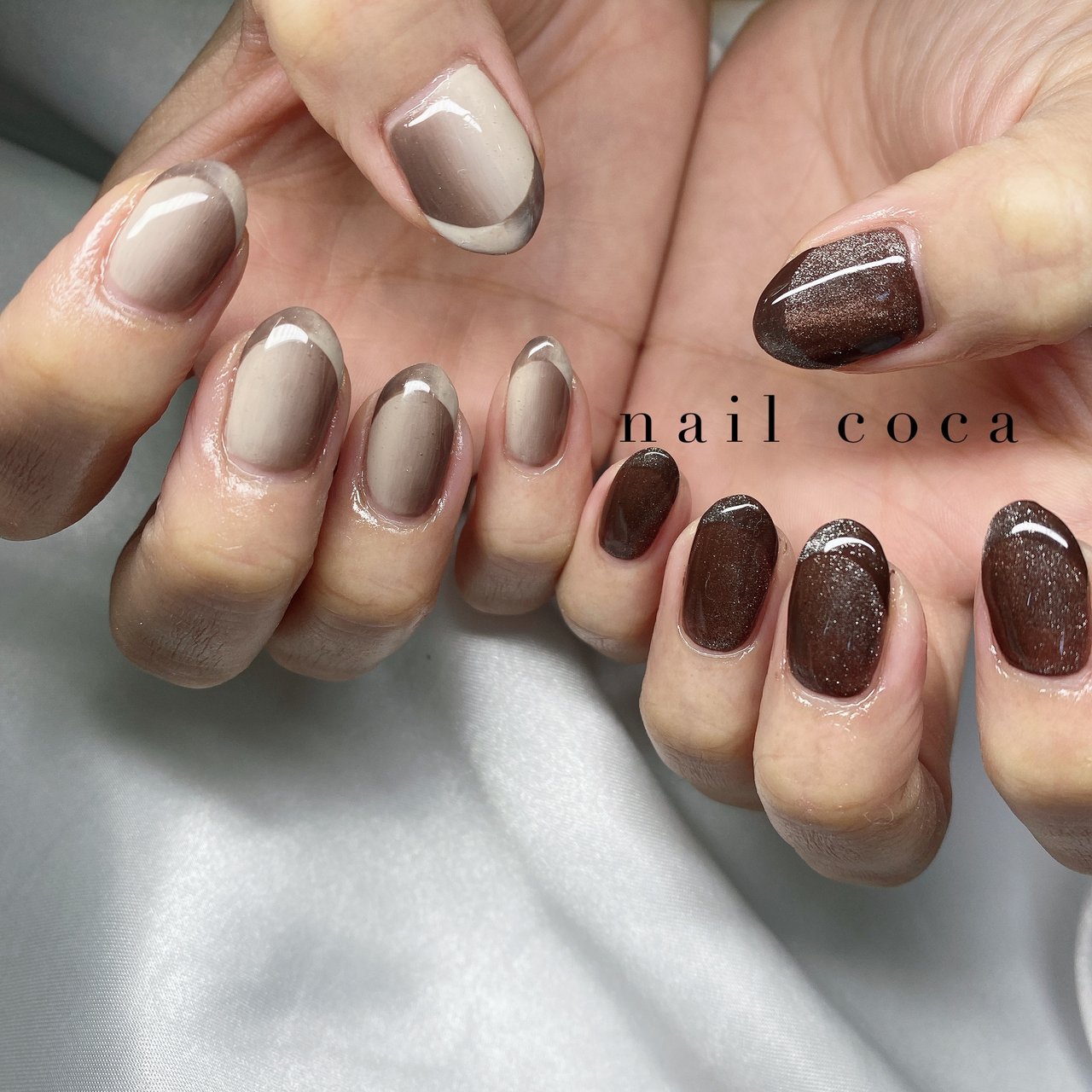 秋/冬/ハンド/シンプル/フレンチ - coca nailのネイルデザイン[No.7718132]｜ネイルブック