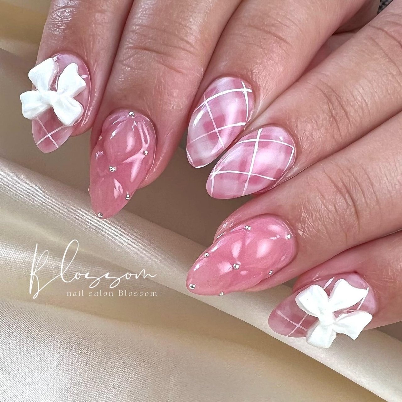 冬/女子会/ハンド/チェック/キルティング - Blossom 露木千沙登の