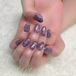 紫のネイルデザイン ネイルブック