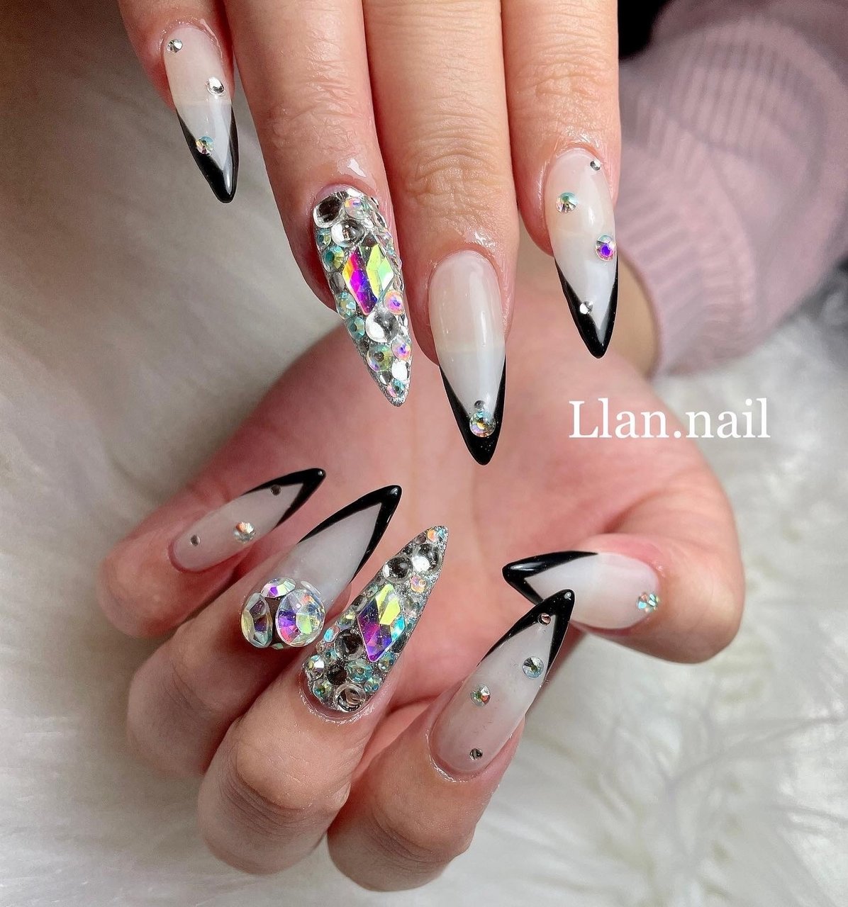 d.i.a. スカルデザイン フーディ オールシーズン/パーティー/デート/女子会/ハンド - Nail Salon