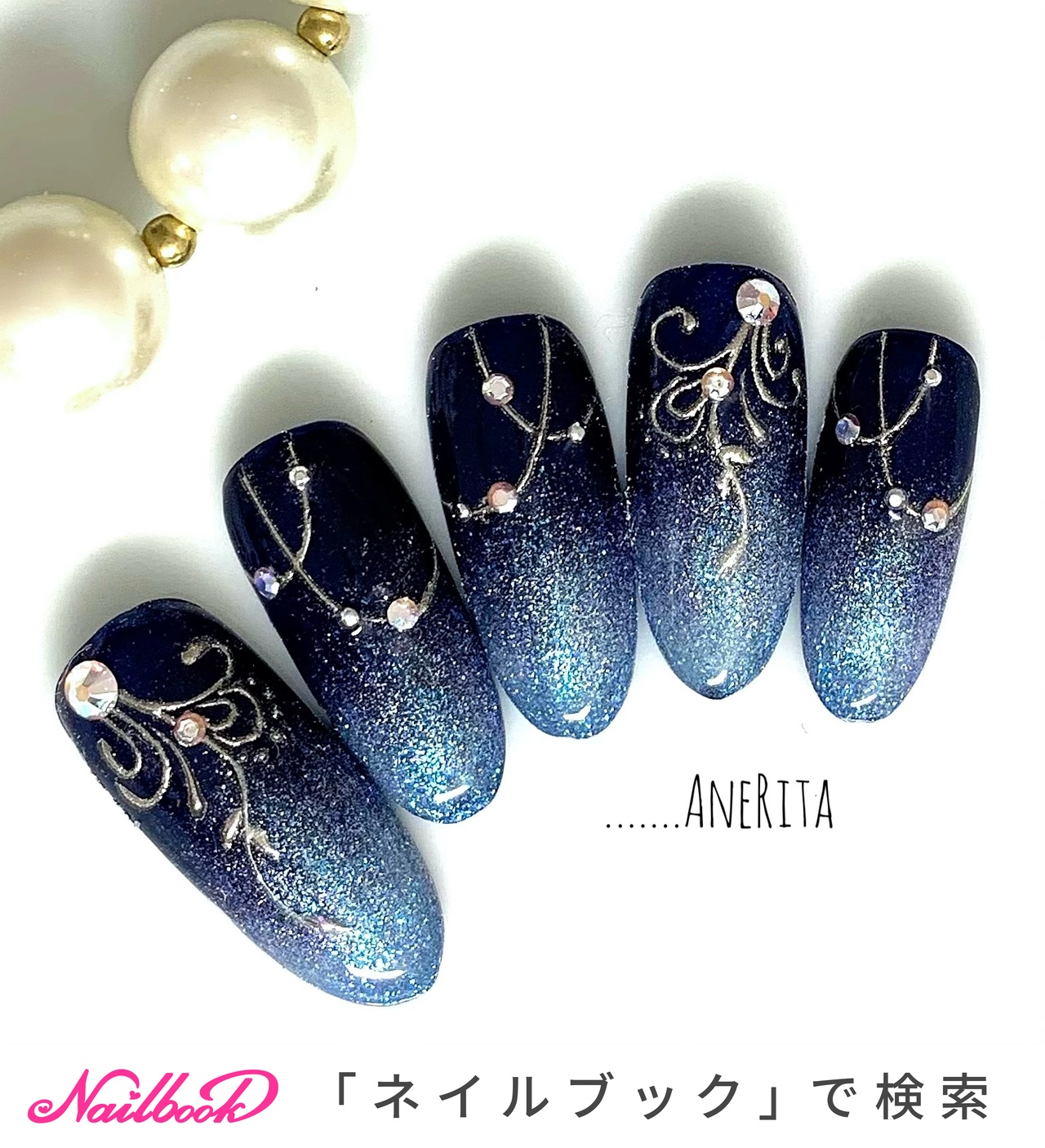 ネイルチップ オーダー マグネット フレンチ 推し 蝶々 青 ブルー ガーリー ネイルチップ オーダー マグネット フレンチ 推し 蝶々 青 ブルー