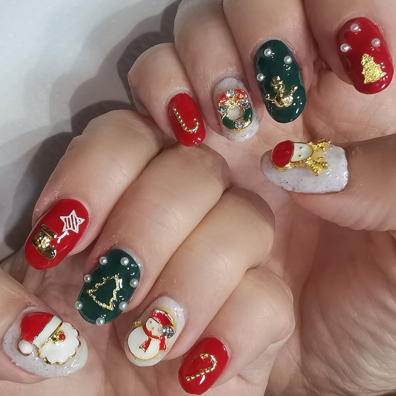 ネイルパーツ クリスマス ネイルパーツクリスマスネイルパーツ