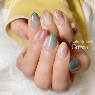 ピンク イエローのネイルデザイン ネイルブック