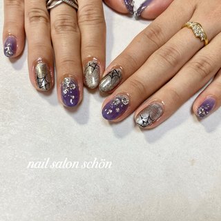 ハロウィンネイルのネイルデザイン ネイルブック