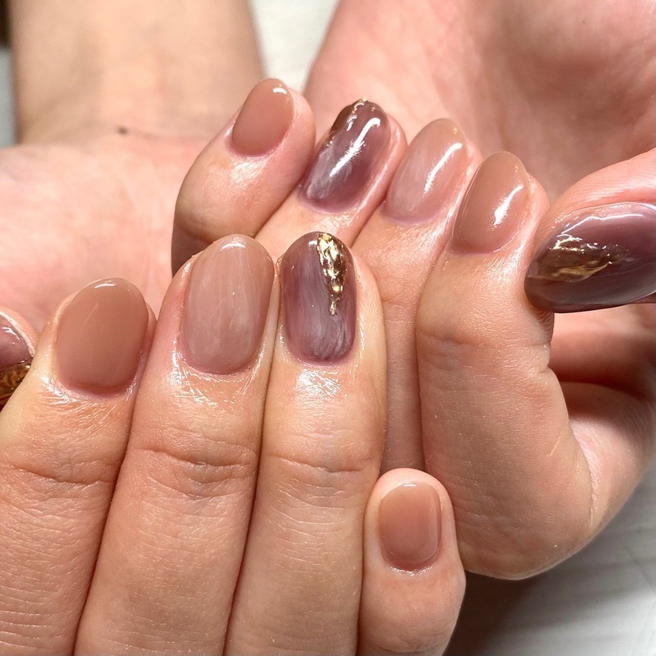 秋 冬 オールシーズン 女子会 ハンド Nailsのネイルデザイン No ネイルブック