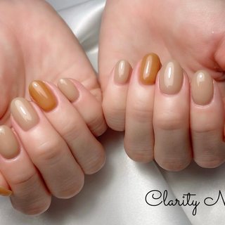 ワンカラー+オプション色替え💅✨ 
#ジェルネイル#ネイル#nail#シンプル#持ち込みアート#天王寺#阿倍野#プライベートサロン#ネイルサロン#秋冬ネイル#秋ネイル#冬ネイル#水彩アート#アートし放題#定額デザイン#シンプル#ニュアンス#ニュアンスネイル#ちゅるんネイル#オフィスネイル#フィルイン一層残し#フィルイン#フットネイル#foot#hand#spring#summer#autumn#winter#privatesalon #秋 #冬 #オールシーズン #ハンド #ワンカラー #ベージュ #オレンジ #ジェルネイル #お客様 #Clarity Nail #ネイルブック