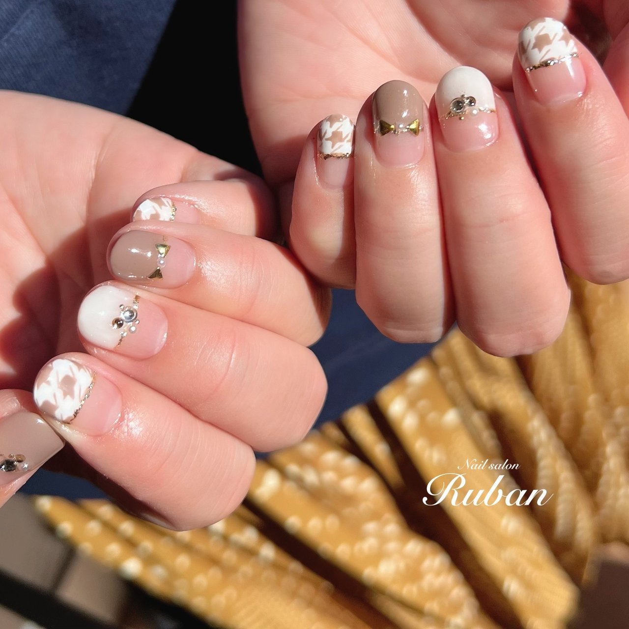 秋 冬 お正月 パーティー ハンド Nail Salon Rubanのネイルデザイン No ネイルブック