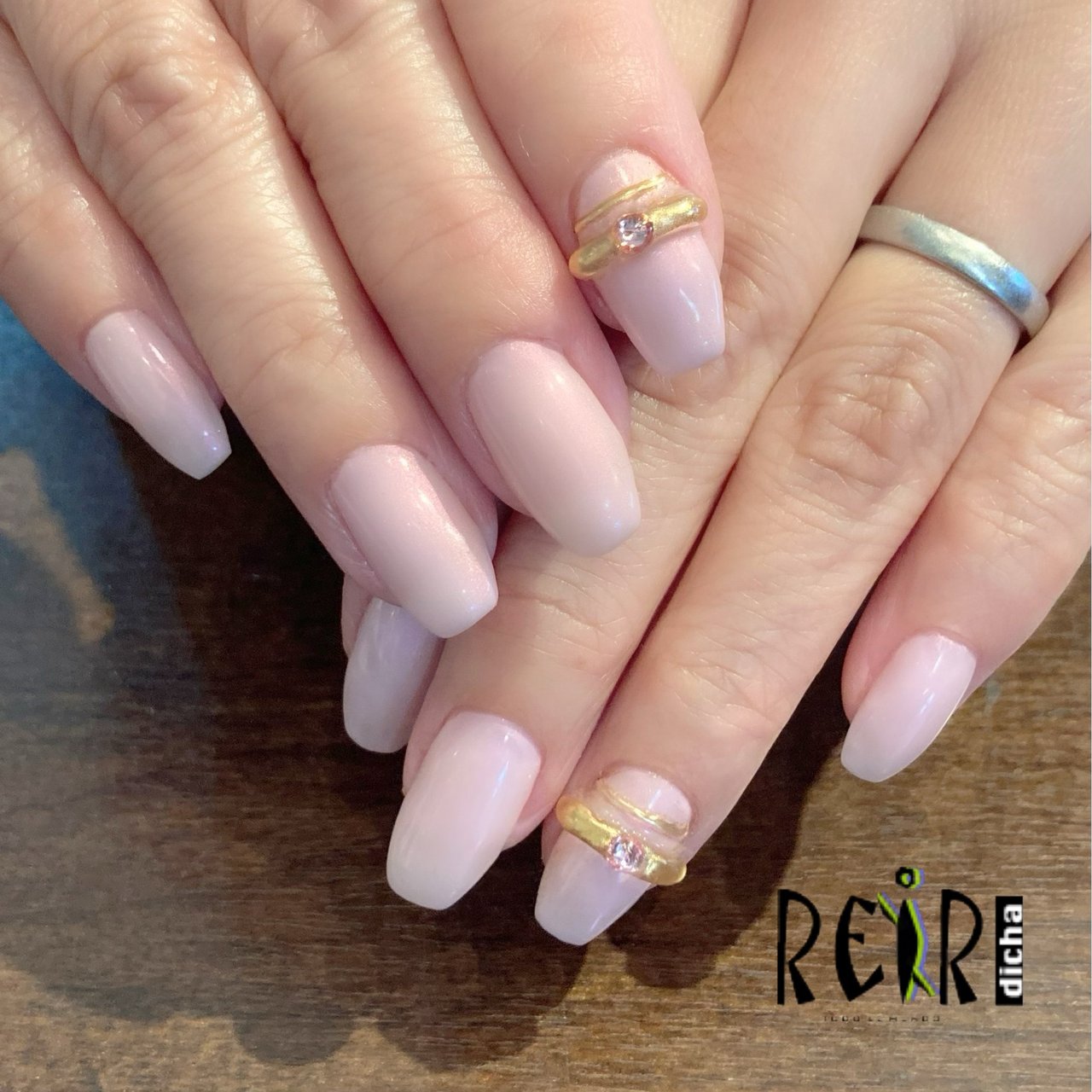 オールシーズン ハンド ワンカラー リング ミディアム レイールディッチャ ネイルサロン スクールのネイルデザイン No ネイル ブック