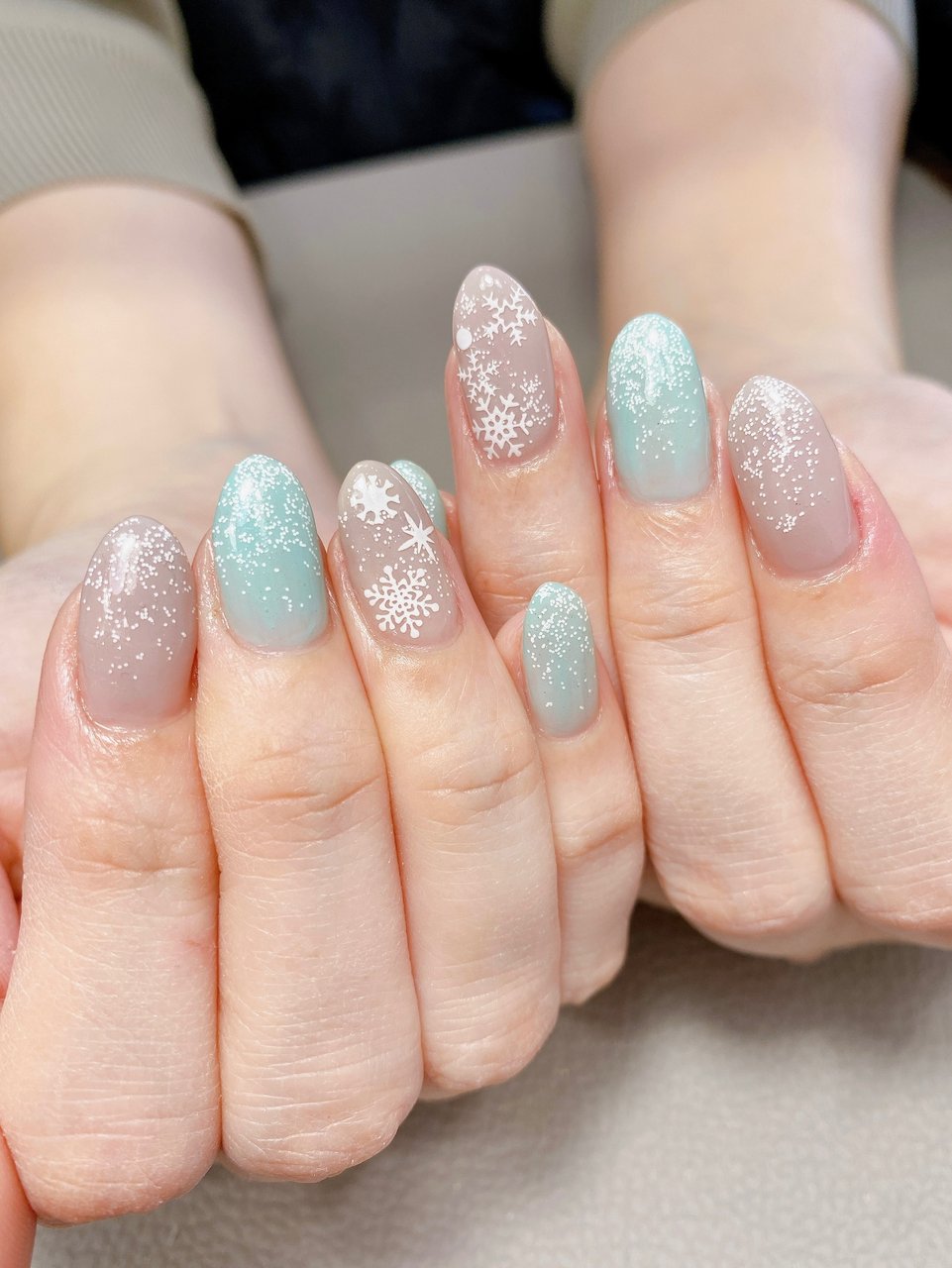 冬 お正月 オフィス 女子会 ハンド N エヌプラス Nail Salonのネイルデザイン No ネイルブック