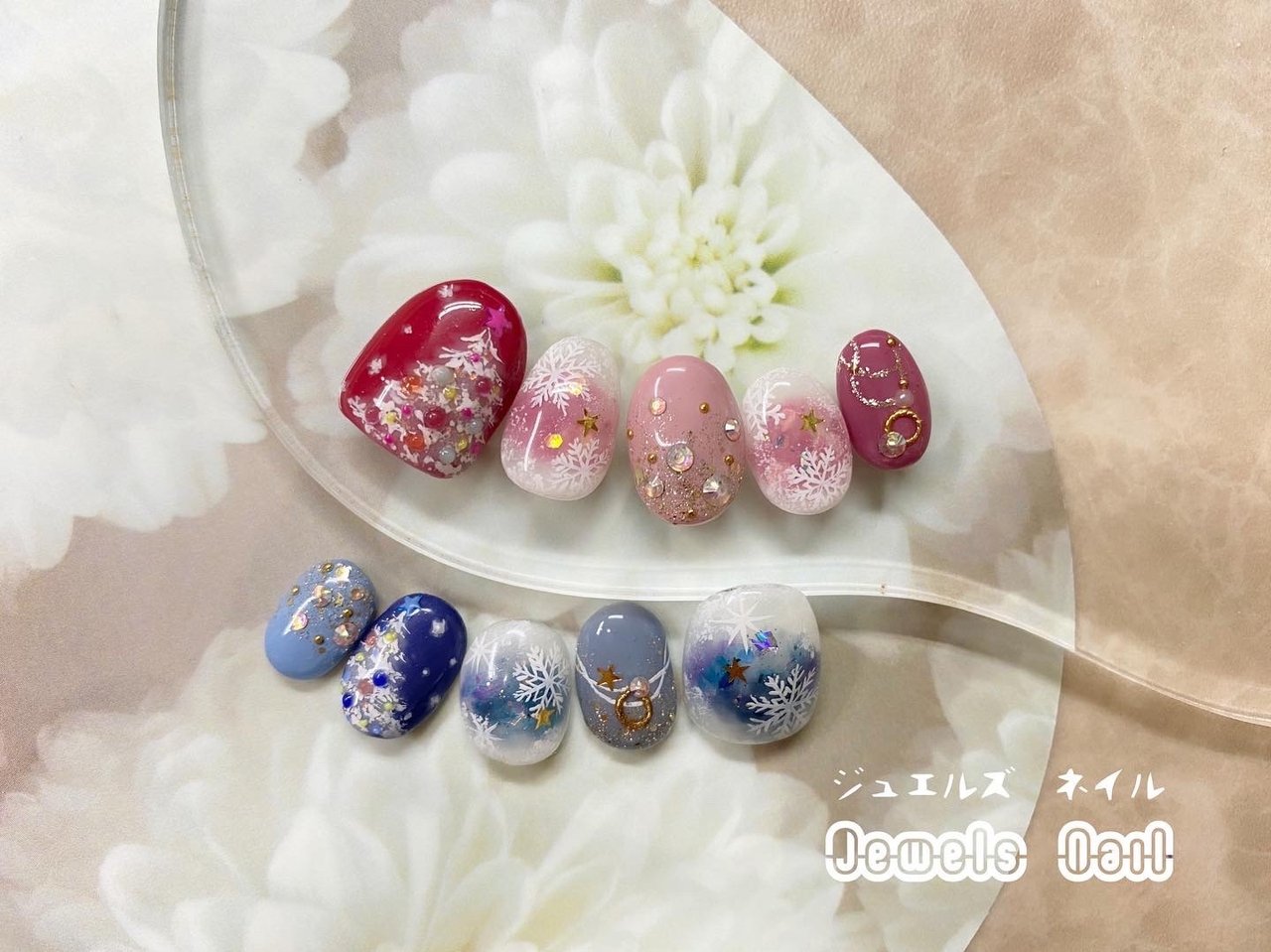冬/クリスマス/パーティー/女子会/雪の結晶 - 【パラジェル登録サロン 