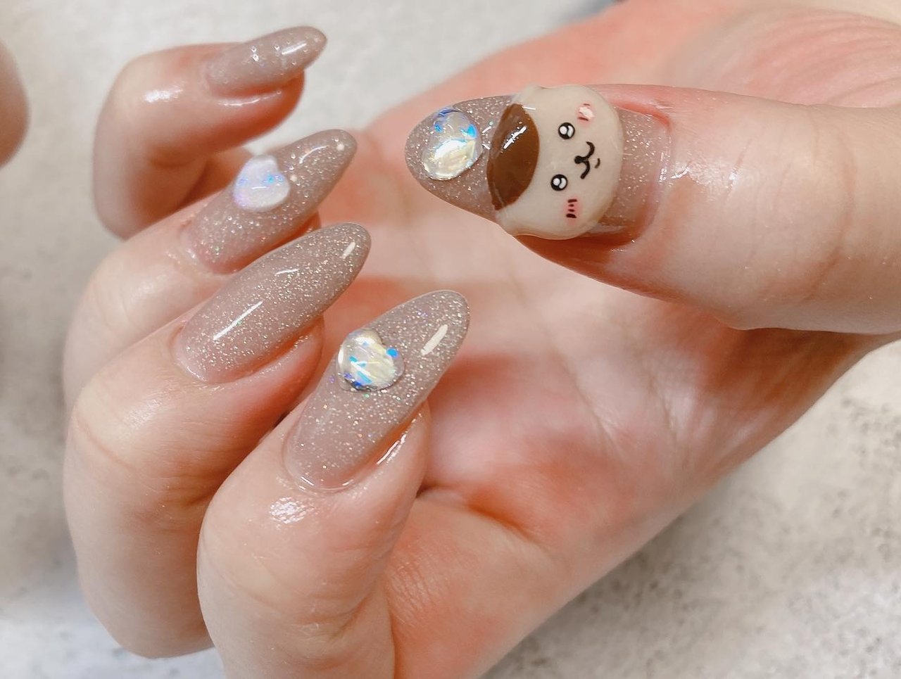 オールシーズン/ハンド/ハート/痛ネイル/3D - nail・AMBERの