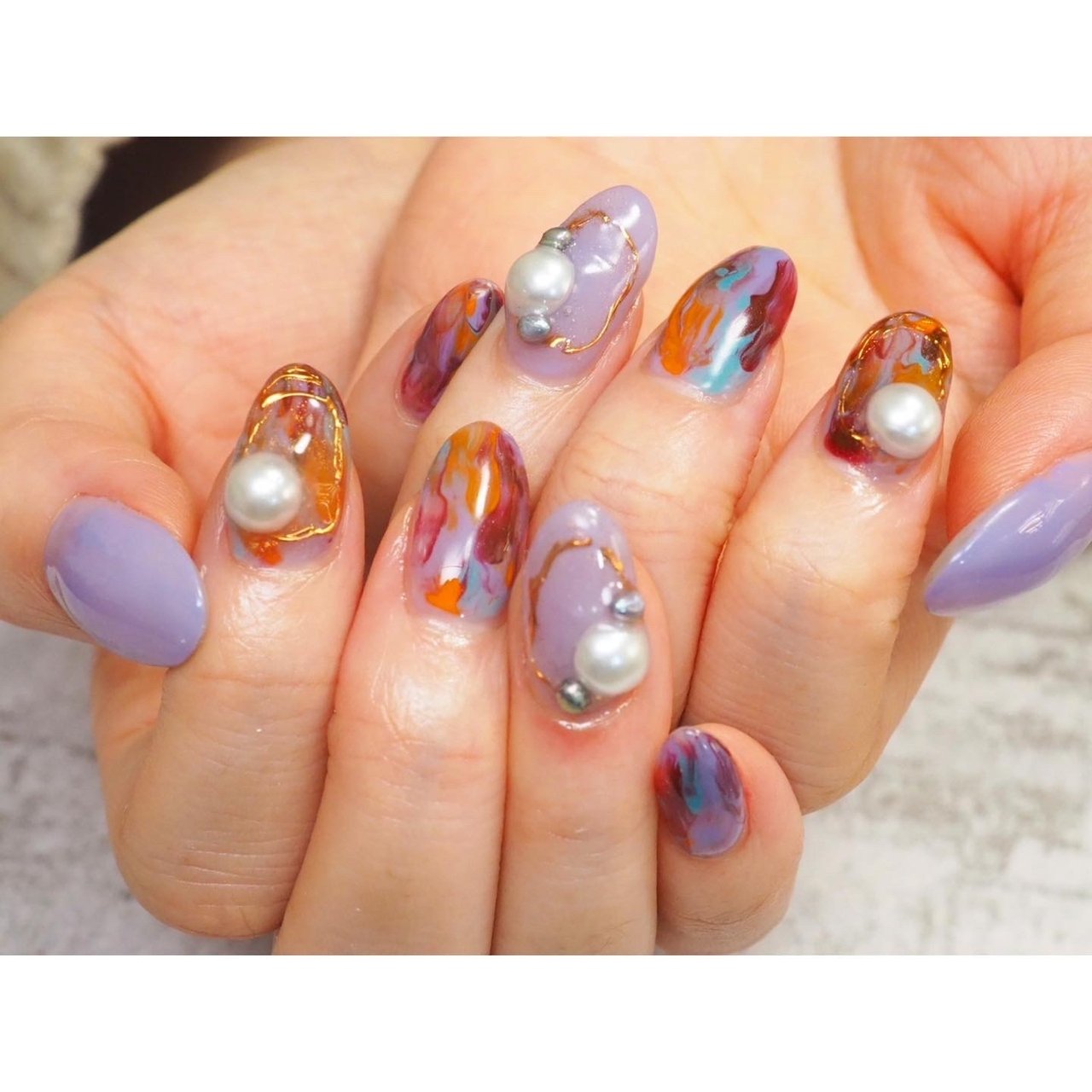 秋 冬 オールシーズン ハンド ワンカラー Pea Nail Makoのネイルデザイン No ネイルブック