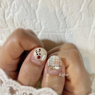 2025年】新着順｜フレンチネイル(フレンチ)/#チェックフレンチのネイル