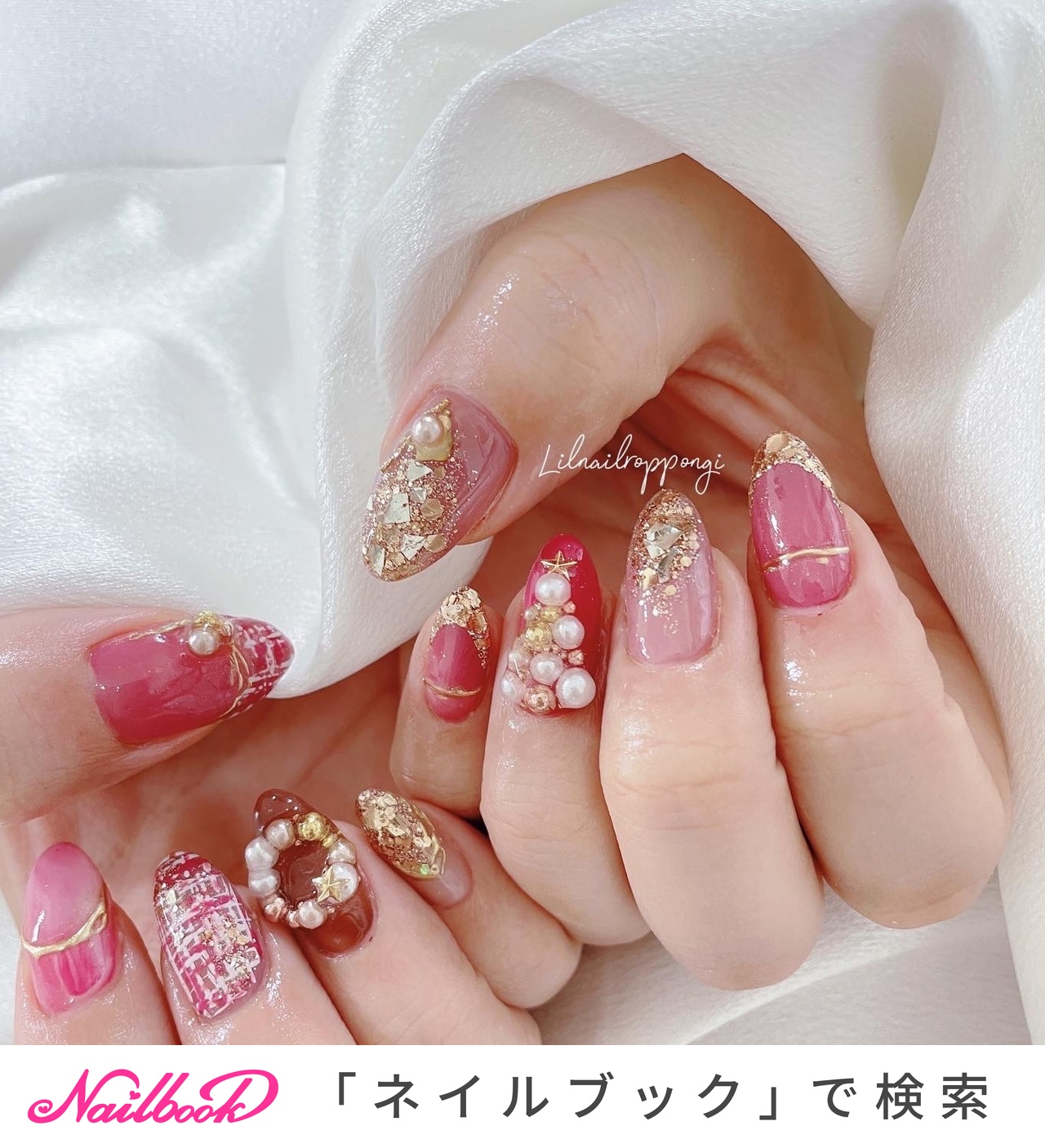 冬/クリスマス/デート/女子会/ハンド - Lilnail@roppongiのネイルデザイン[No.7757027]｜ネイルブック
