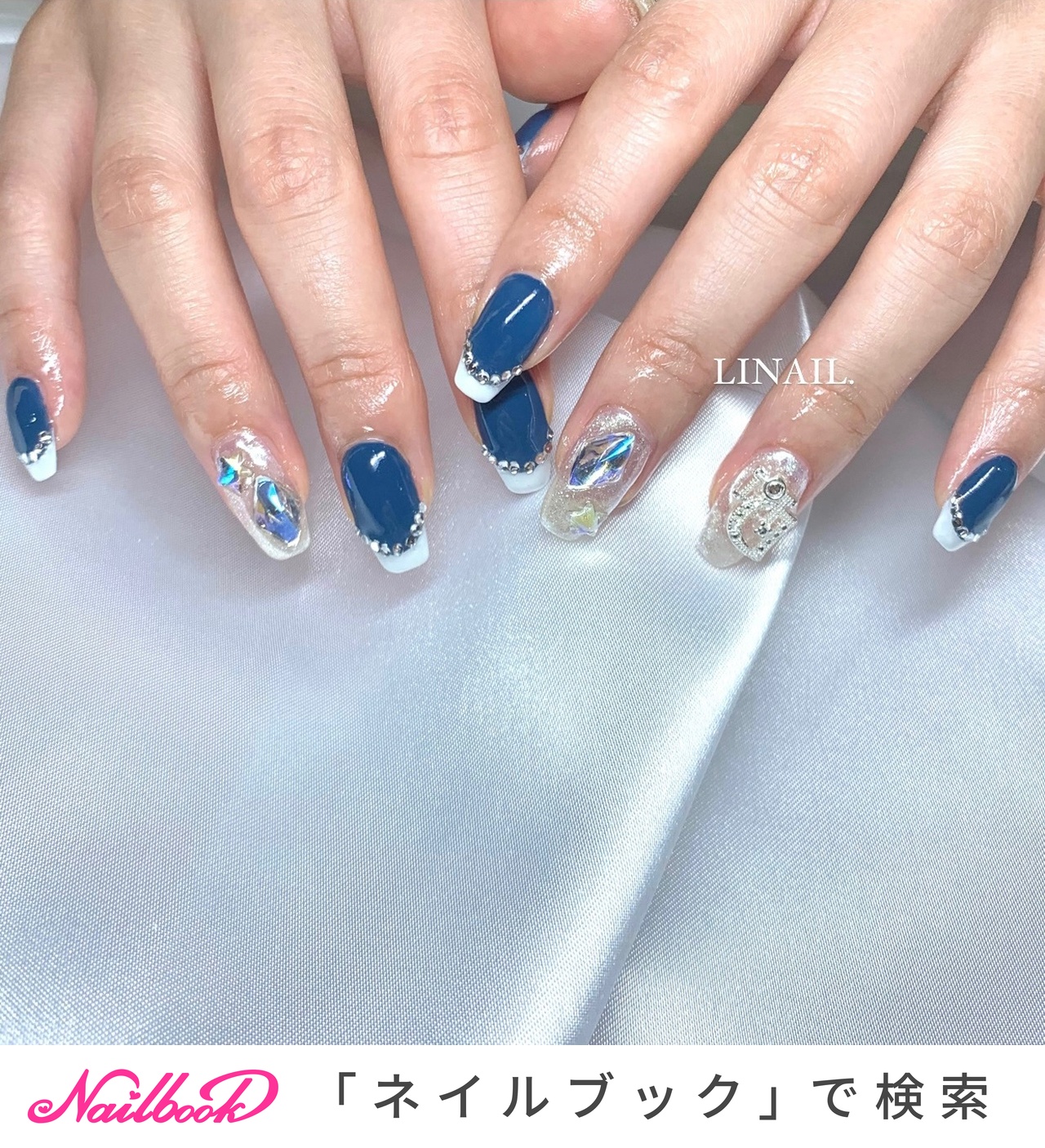DIOR♡ネイル10本➕ホリデー限定ネイル4本♡14本SET♡ DIOR✨ . #ギャルネイル#y2kネイル#ブランドネイル#量産型ネイル