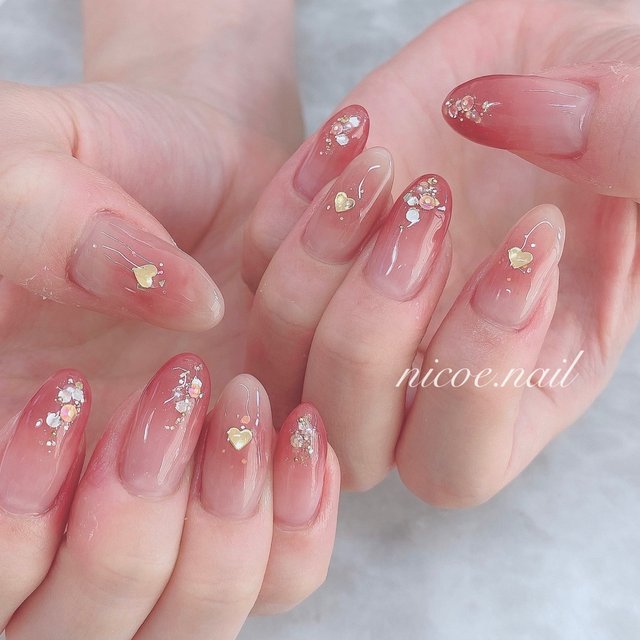 エバーネイル　Pink Potion バレンタイン限定ネイル 甘くとろける♡可愛さ100%！ピンクのバレンタインネイル|2023