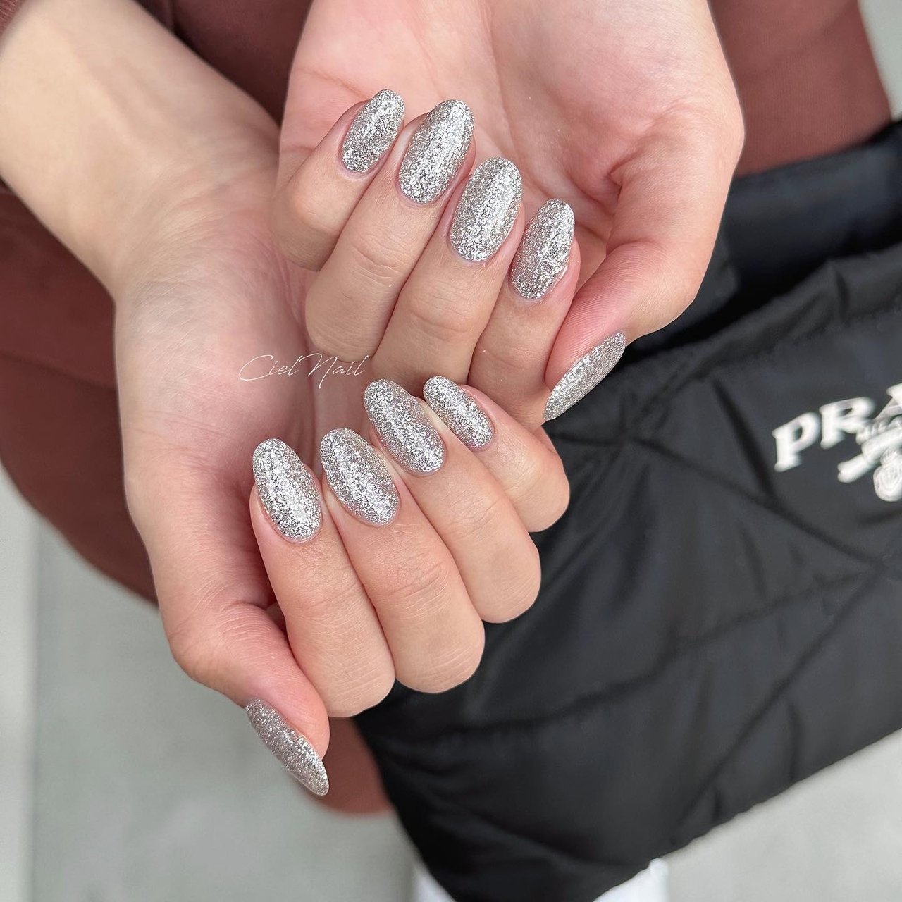 冬 シンプル ワンカラー ロング シルバー Cielnail のネイルデザイン No ネイルブック