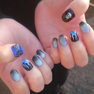 ツイステ【イデア・シュラウド】イメージネイルチップ ツイステ】イデア・シュラウドのイメージネイル作り方 - Nail Album