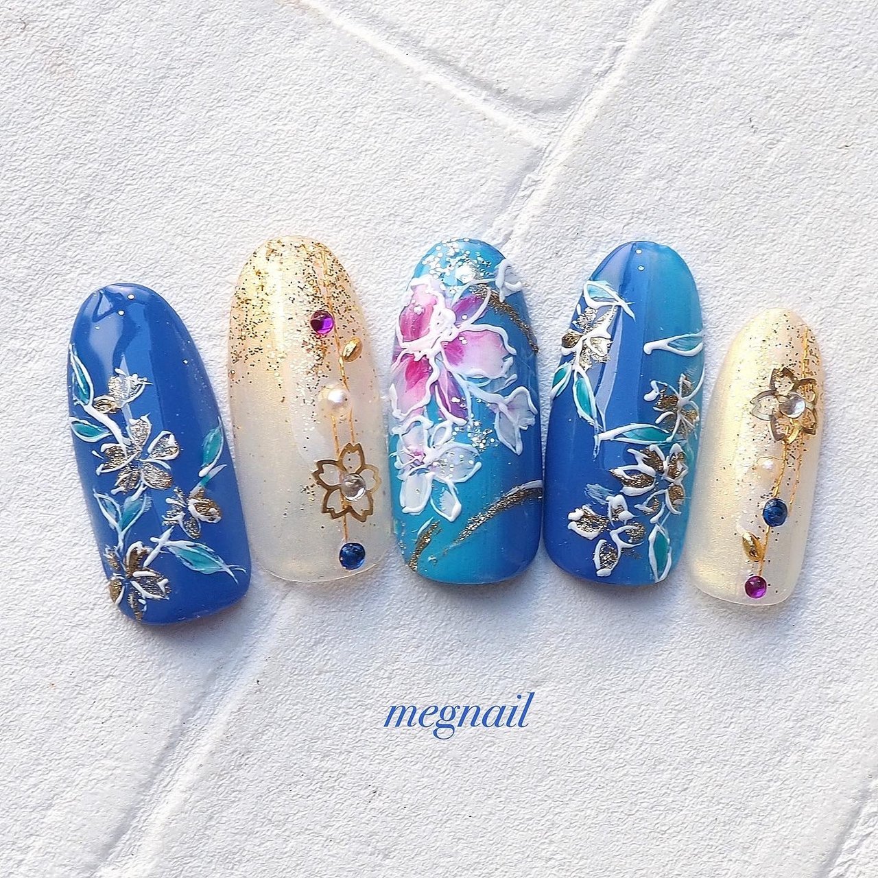 冬/お正月/成人式/卒業式/ハンド - megnailのネイルデザイン[No